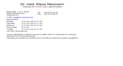 Desktop Screenshot of doc-neumann.de