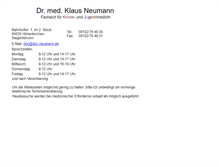 Tablet Screenshot of doc-neumann.de